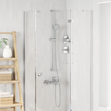 Ensemble de Système de Douche Chrome 100 cm Acier inoxydable 640861640861