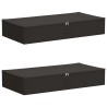 Boîte de rangement 2 pcs Anthracite 100 x 50 x 18 cm 640862640862