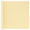 Écran de balcon Beige 90x600 cm PEHD 640863640863