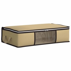 Boîte de rangement avec fenêtre latérale transparente Crème 640867640867
