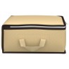 Boîte de rangement avec fenêtre latérale transparente Crème 640867640867