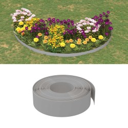 Bordures 25 m 15 cm PE Gris 640886640886