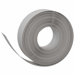 Bordures 25 m 15 cm PE Gris 640886640886