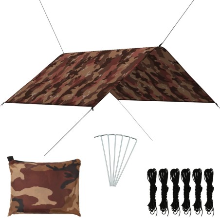 Bâche d'extérieur 3x2,85 m Camouflage 640893640893