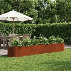 Jardin surélevé Acier patiné 300 x 40 x 40 cm Acier 640897640897