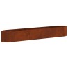Jardin surélevé Acier patiné 300 x 40 x 40 cm Acier 640897640897