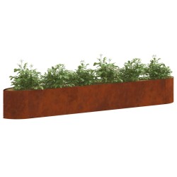 Jardin surélevé Acier patiné 300 x 40 x 40 cm Acier 640897640897