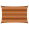Voile d'ombre Orange et marron 4,5 × 3 m 100 % polyester Oxford 640900640900