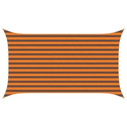 Voile d'ombre Orange et marron 3,5 x 2 m 100 % polyester Oxford 640909640909
