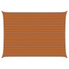 Voile d'ombre Orange et marron 7 x 5 m 100 % polyester Oxford 640910640910