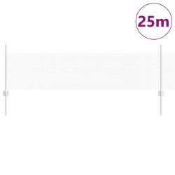 Clôture en fil soudé avec poteaux 25 x 0,5 m Acier galvanisé 640914640914