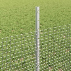 Clôture en fil soudé avec poteaux 25 x 0,5 m Acier galvanisé 640914640914