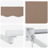 Store rétractable manuel avec LEDs Taupe 640915640915