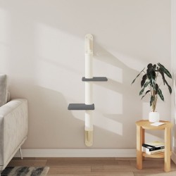 Arbre à chat mural avec griffoir gris foncé 108 cm 640922640922