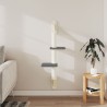 Arbre à chat mural avec griffoir gris foncé 108 cm 640922640922
