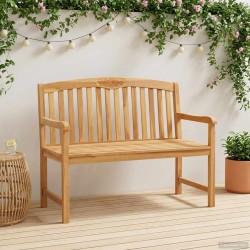 Banc en Bois Sculpté en Rose 114 x 60,5 x 95 cm Naturel 640926640926