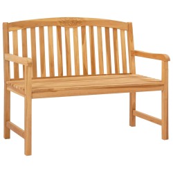 Banc en Bois Sculpté en Rose 114 x 60,5 x 95 cm Naturel 640926640926