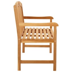 Banc en Bois Sculpté en Rose 114 x 60,5 x 95 cm Naturel 640926640926