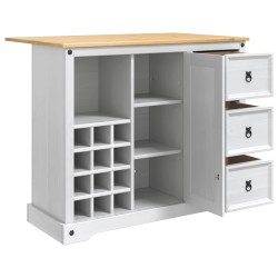 Rangement de cuisine Blanc et Cire de Miel 112 x 70 x 91,5 cm 640927640927
