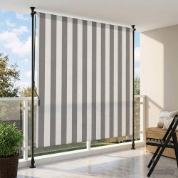 Store Roulant Extérieur Anthracite et blanc 150 x 270 cm 640932640932