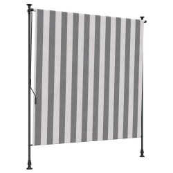 Store Roulant Extérieur Anthracite et blanc 150 x 270 cm 640932640932