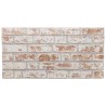 Panneaux muraux 10 pcs Rouge et Blanc 100 x 50 cm Mousse EPS 640934640934