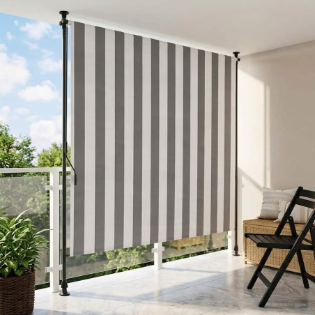Store Roulant Extérieur Anthracite et blanc 120 x 270 cm 640935640935