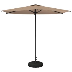 Parasol de jardin avec base 270 x 270 cm Polyester 640937640937