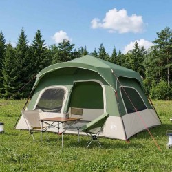 Tente Instantanée Vert 340 x 280 x 190 cm 640938640938