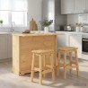 Rangement de cuisine avec tiroir 2 pcs Cire de Miel Pin massif 640939640939