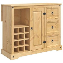 Rangement de cuisine avec tiroir 2 pcs Cire de Miel Pin massif 640939640939