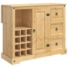 Rangement de cuisine avec tiroir 2 pcs Cire de Miel Pin massif 640939640939