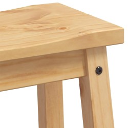 Rangement de cuisine avec tiroir 2 pcs Cire de Miel Pin massif 640939640939