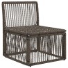 Unité Canapé sans accoudoir Gris polyrotin 640948640948