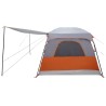 Tente familiale avec toit Gris et orange 420 x 305 x 200 cm 640949640949