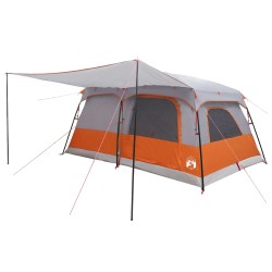 Tente familiale avec toit Gris et orange 500 x 400 x 230 cm 640951640951