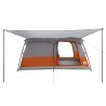 Tente familiale avec toit Gris et orange 500 x 400 x 230 cm 640951640951