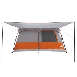 Tente familiale avec toit Gris et orange 500 x 400 x 230 cm 640951640951