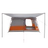 Tente familiale Gris et orange 320 x 210 x 180 cm Polyester 640952640952