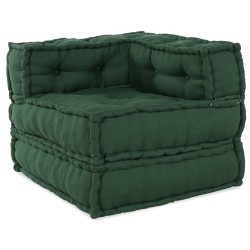 Canapé modulaire vert 70x70x54 tissu 640958640958