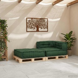Canapé modulaire vert 70x70x54 tissu 640958640958