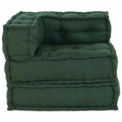 Canapé modulaire vert 70x70x54 tissu 640958640958