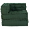 Canapé modulaire vert 70x70x54 tissu 640958640958