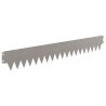 Bordure de Pelouse 50 pcs 103 x 15 cm métal Rouillé 640964640964