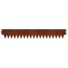 Bordure de Pelouse 50 pcs 103 x 15 cm métal Rouillé 640964640964