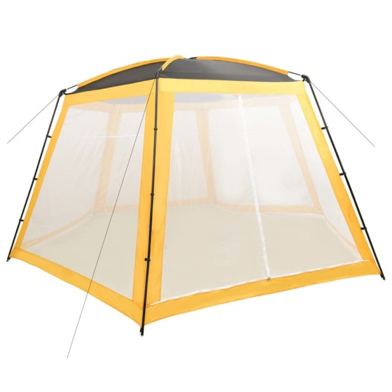 Tente de piscine Tissu 590x520x250 cm Jaune 640967640967