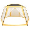 Tente de piscine Tissu 590x520x250 cm Jaune 640967640967