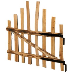 Portail de clôture courbé 100 x 90 cm 640970640970
