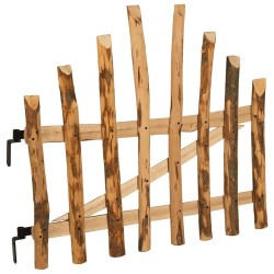 Portail de clôture courbé 100 x 90 cm 640970640970