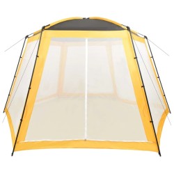Tente de piscine Tissu 500x433x250 cm Jaune 640974640974